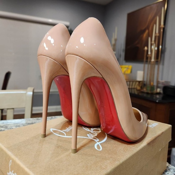 Christian Louboutin Nude Heels - Picture 5 of 7